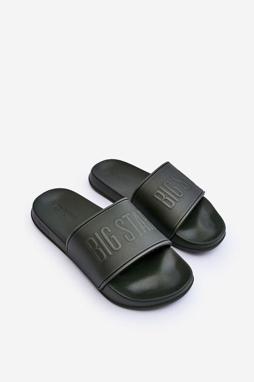 Чоловічі тапочки з піни Big Star MM174324 Dark Green
