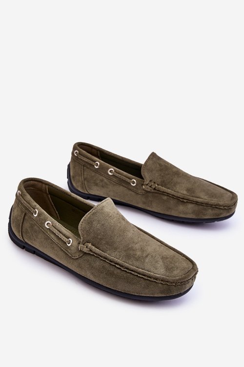 Чоловічі замшеві лофери Green Rayan