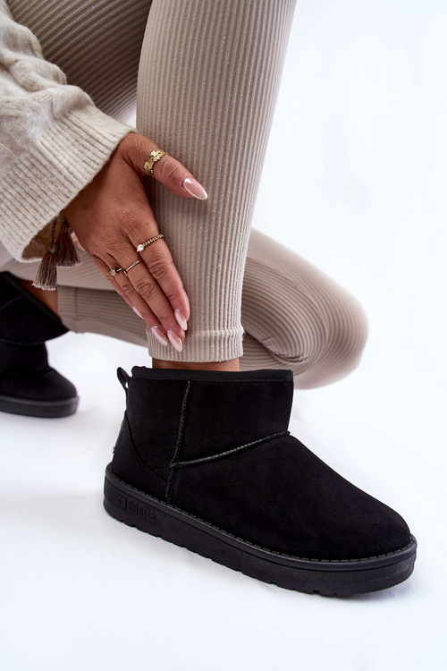 Жіночі теплі зимові черевики Big Star KK274288 Чорні