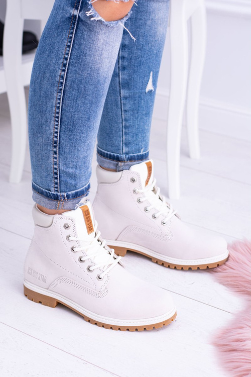 Жіночі білі черевики Big Star Boots Timber