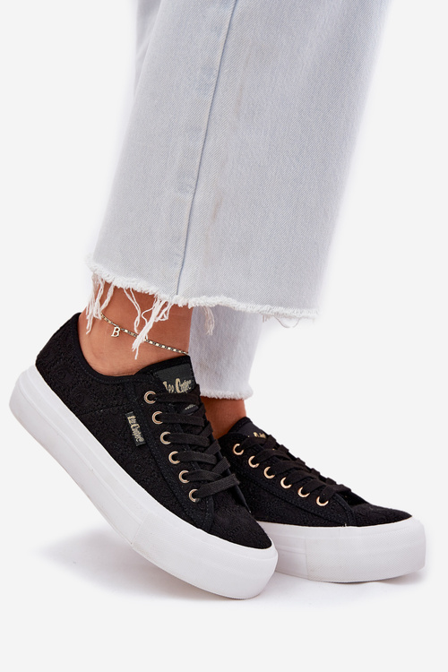 Жіночі Кросівки З Кружевом Lee Cooper LCW-25-31-3439L Чорні