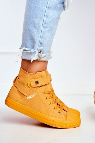 Жіночі високі кросівки Big Star FF274581 жовті