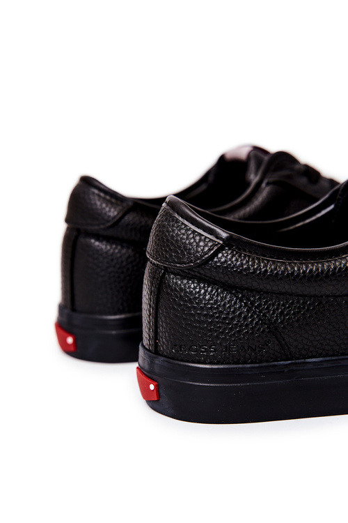 Чоловічі шкіряні кросівки Cross Jeans JJ1R4022C чорні