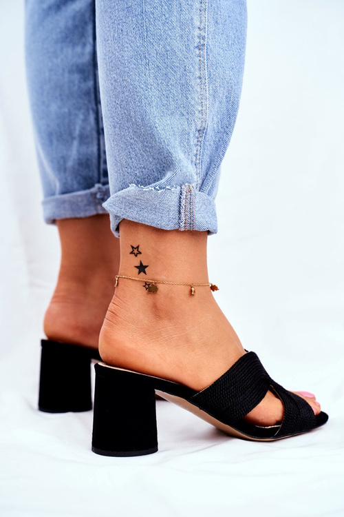 Жіночі шорти на високому каблуці чорні Гість