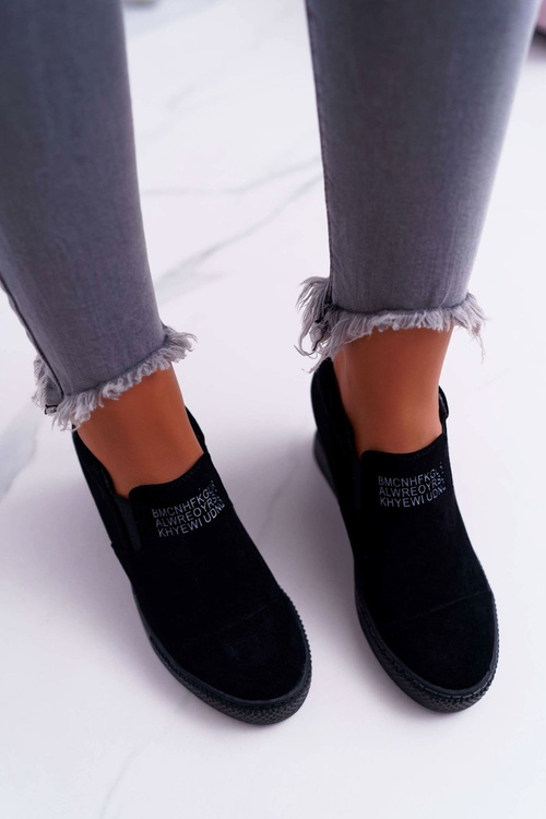 Жіночі кросівки Сліпони Lu Boo Black Kaori