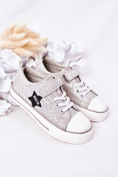 Дитячі кросівки на липучці BIG STAR HH374025 Silver