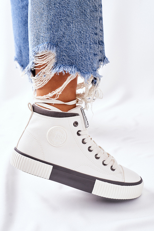 Високі утеплені кросівки Big Star II274158 Білі