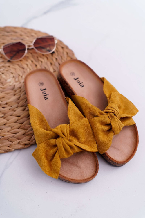 Жіночі пробкові шльопанці Cocard жовті Randy