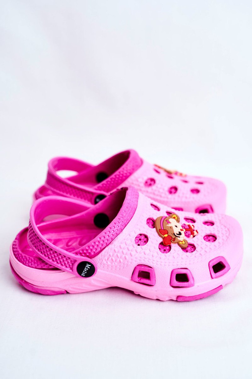 Дитяче взуття Слайди Crocs Pink Girl