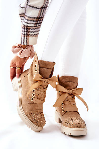 Замшеві робочі чоботи Tiered Lewski Shoes 3069 Sand