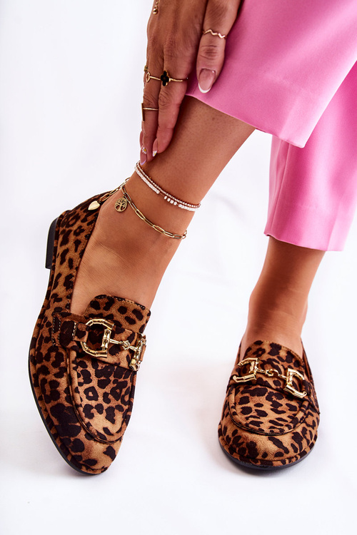 Жіночі замшеві лофери Корисо коричнево-чорні