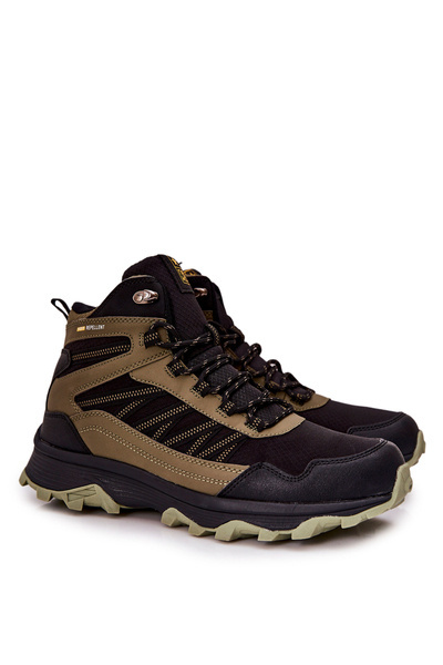 Високоякісні багаторівневі спортивні туфлі кольору хакі Deepmark