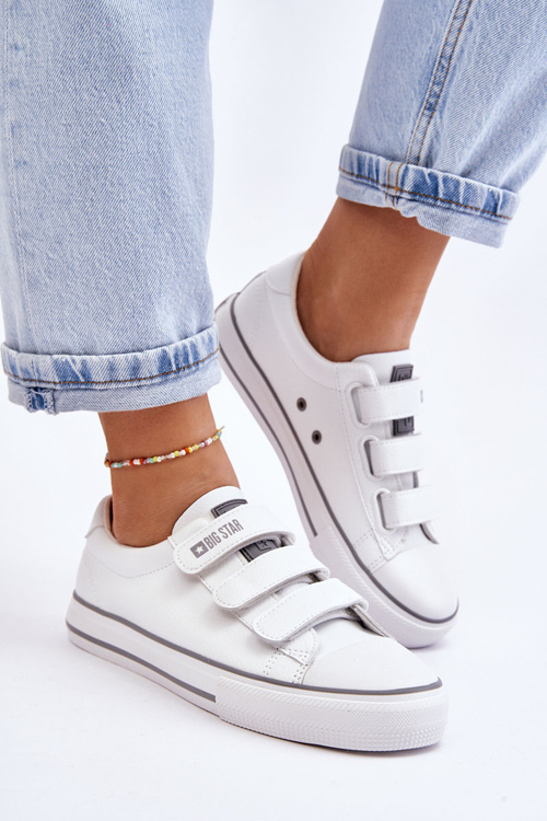 Класичні кросівки на липучці Big Star LL274A205 Білі