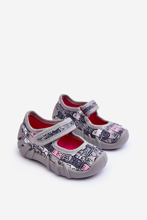 Тапочки Балерини Befado Cats 109P261 Сірі