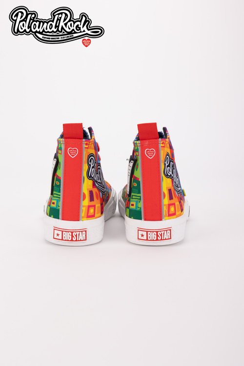Кросівки Pol'and'Rock Festival X Big Star SS174504 Зелено-жовті