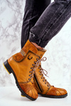 Чоботи жіночі Maciejka Warm Leather Yellow 03961-07