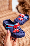 Дитяче взуття Foam Slides Navy Car Bruno
