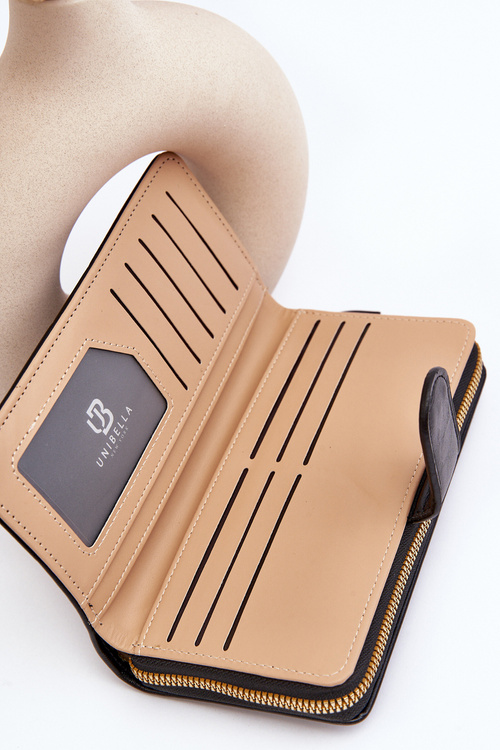 Великий чорний жіночий гаманець Sopheia