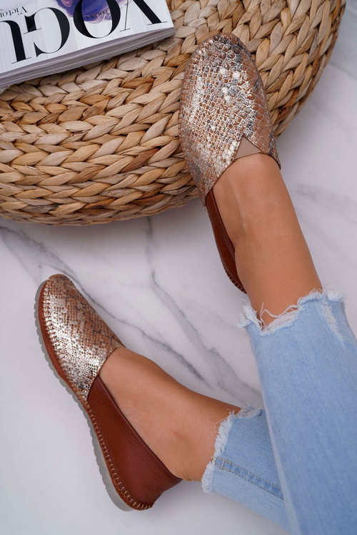 Жіночі балетки коричневі Maciejka 1930A-29/00-6