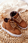 Дитячі утеплені спортивні черевики Big Star BB374131BS Camel