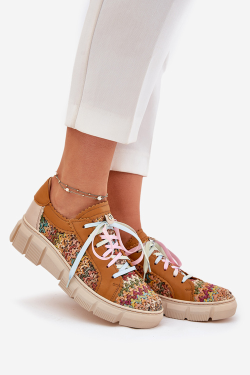 Жіночі Шкіряні Полуботинки Maciejka 05850-29 Мультicolore