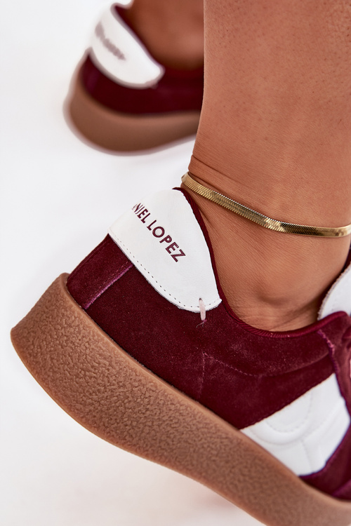 Замшеві Кросівки Для Жінок Daniel Lopez SS2D4023 Бордо