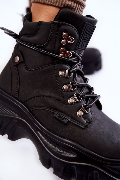 Чоботи жіночі Memory Foam Big Star KK274368 Чорні