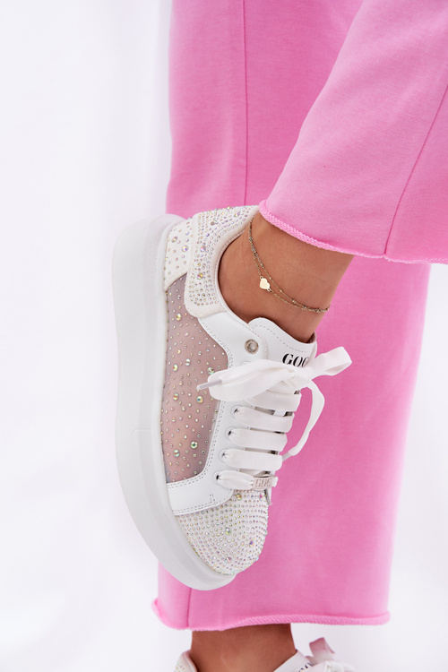 Декоровані кросівки на платформі GOE NN2N4021 чорні