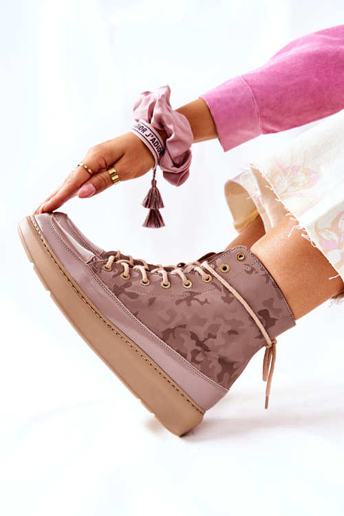 Спортивне шкіряне взуття Lewski 3034 Beige Moro