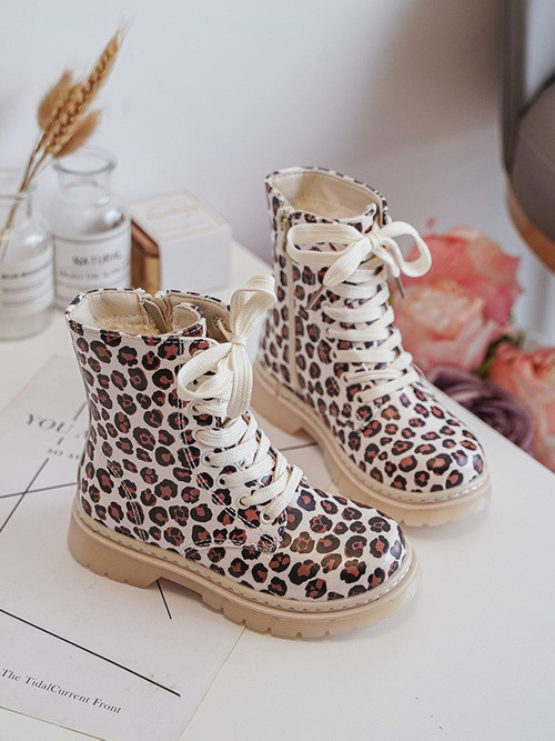 Чоботи дитячі утеплені на блискавці Доліда бежево-коричневі