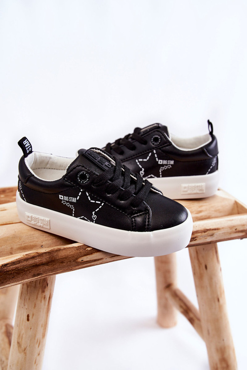 Дитяче спортивне взуття на шнурівці Big Star KK374223 Чорний