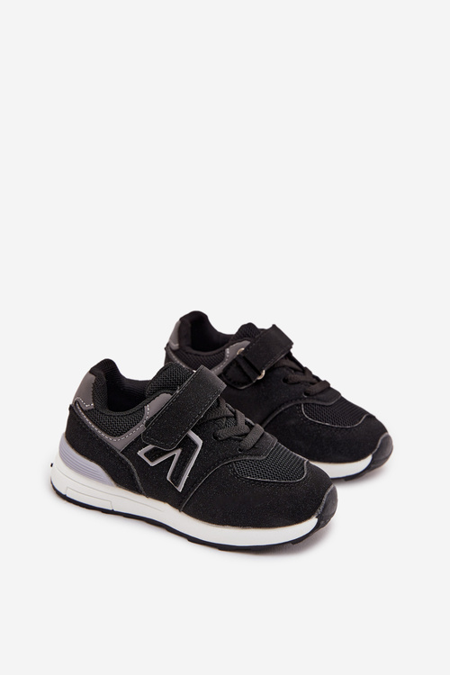 Спортивне взуття Кросівки Дитячі на липучці Чорні Galisse