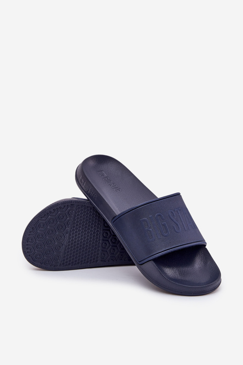 Легкі Пінні Сандалі Чоловічі Big Star MM174323 Темно-сині