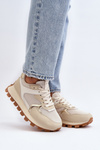 Жіночі бежеві спортивні кросівки Ralita