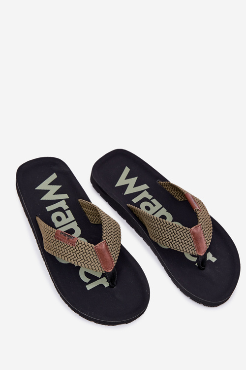 Чоловічі шлепанці WRANGLER ZANE FLIPFLOP MEN LOW 20251044.20251044.57B Зелені