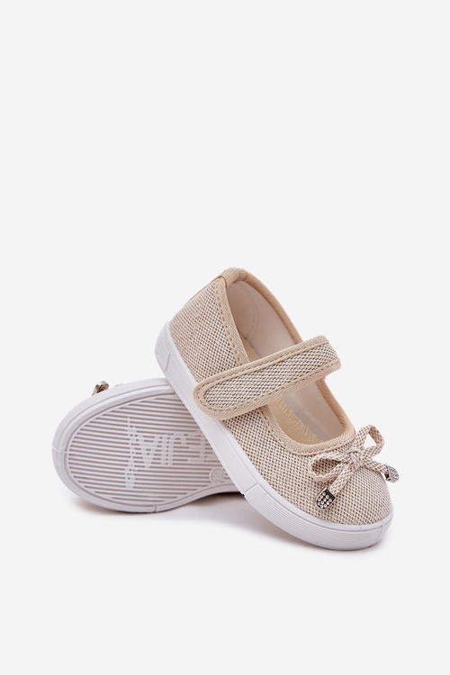 Дитячі Балерини З Бантом Золоті Amirinas