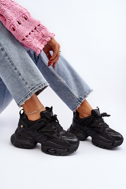 Кросівки на масивній підошві GOE NN2N4045 Чорні