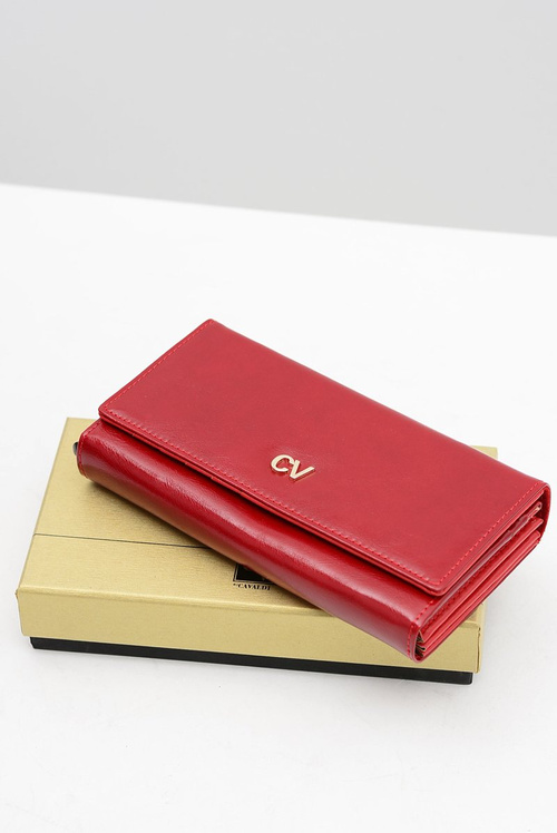 Великий жіночий червоний гаманець