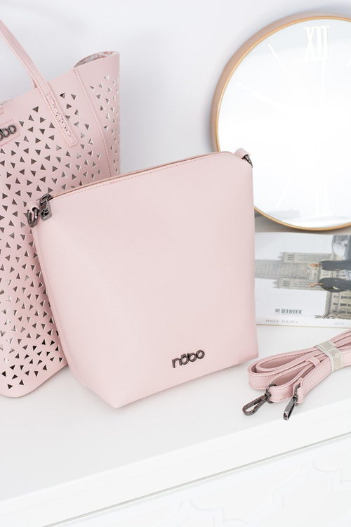 Жіноча велика рожева сумочка Nobo Shopper