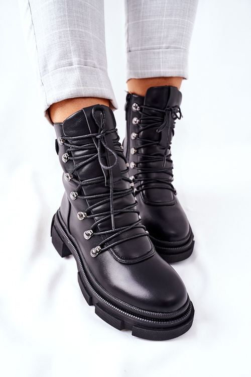 Жіночі утеплені черевики Black Perfect