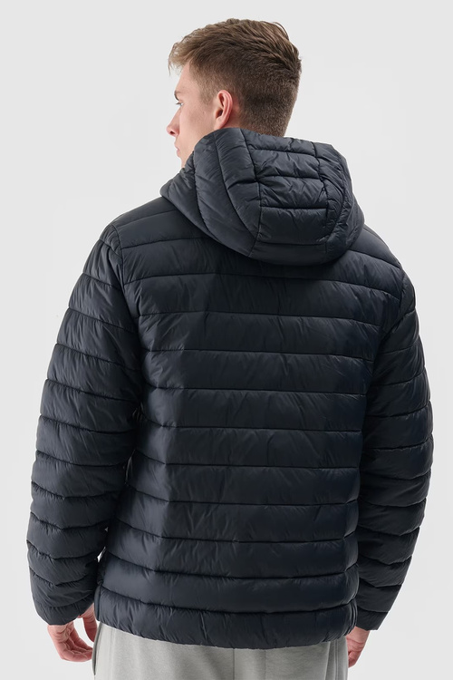 Чоловіча Пухова Куртка З Капюшоном 4F Чорна 4FWAW24TDJAM484-20S