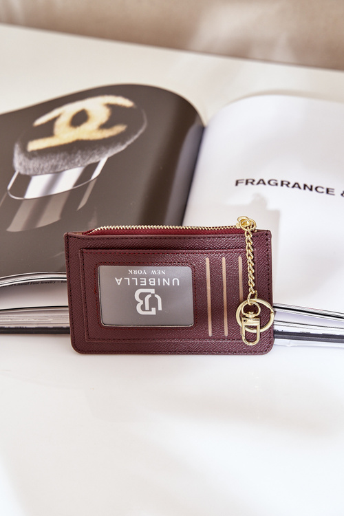 Чохол Для Карт Гаманець Жіночий З Брелком Коричневий Therinore