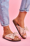 Шльопанці з пробковою підкладкою світло-рожеві Венді