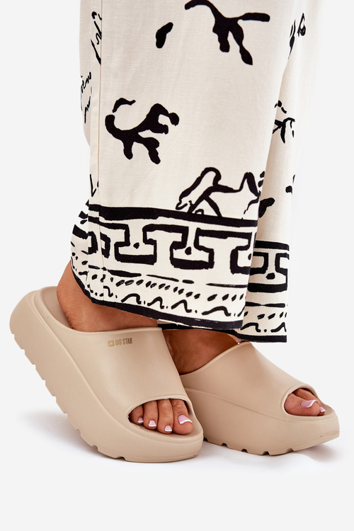 Жіночі Пінні Сандалі На Платформі Big Star RR274A569 Бежеві