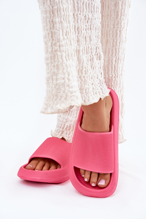 Жіночі Легкі Пінні Сандалі На Грубі Підошві Фуксія Querceria