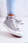 Жіночі високі кросівки Cross Jeans JJ2R4057C сірі