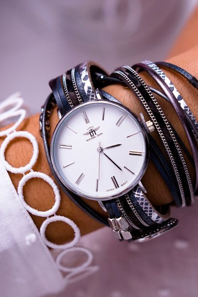 Жіночий годинник Michael John Wrapped Grey Lanell