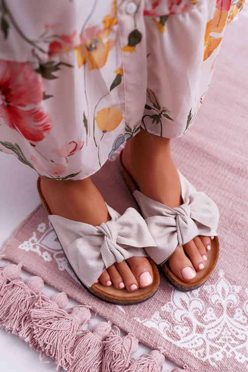 Жіночі пробкові шльопанці Cocard бежеві Randy