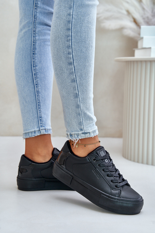 Теплі жіночі кросівки на платформі Big Star OO274A555 Чорні