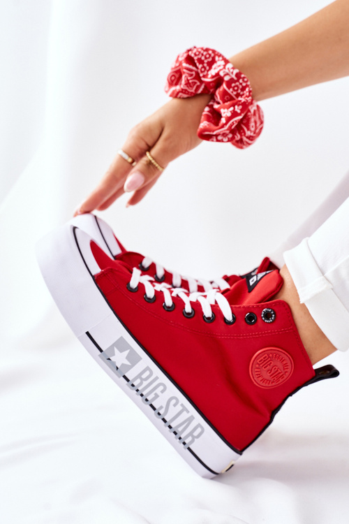 Високі кросівки на платформі Big Star II274018 Red